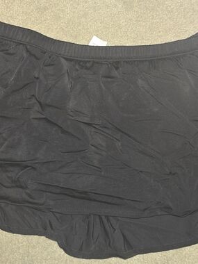 Longitude Black Slip Skirt